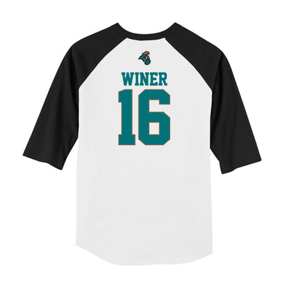 Coastal Carolina - NCAA Baseball : Jackson Winer - USA Raglan Shirt-1