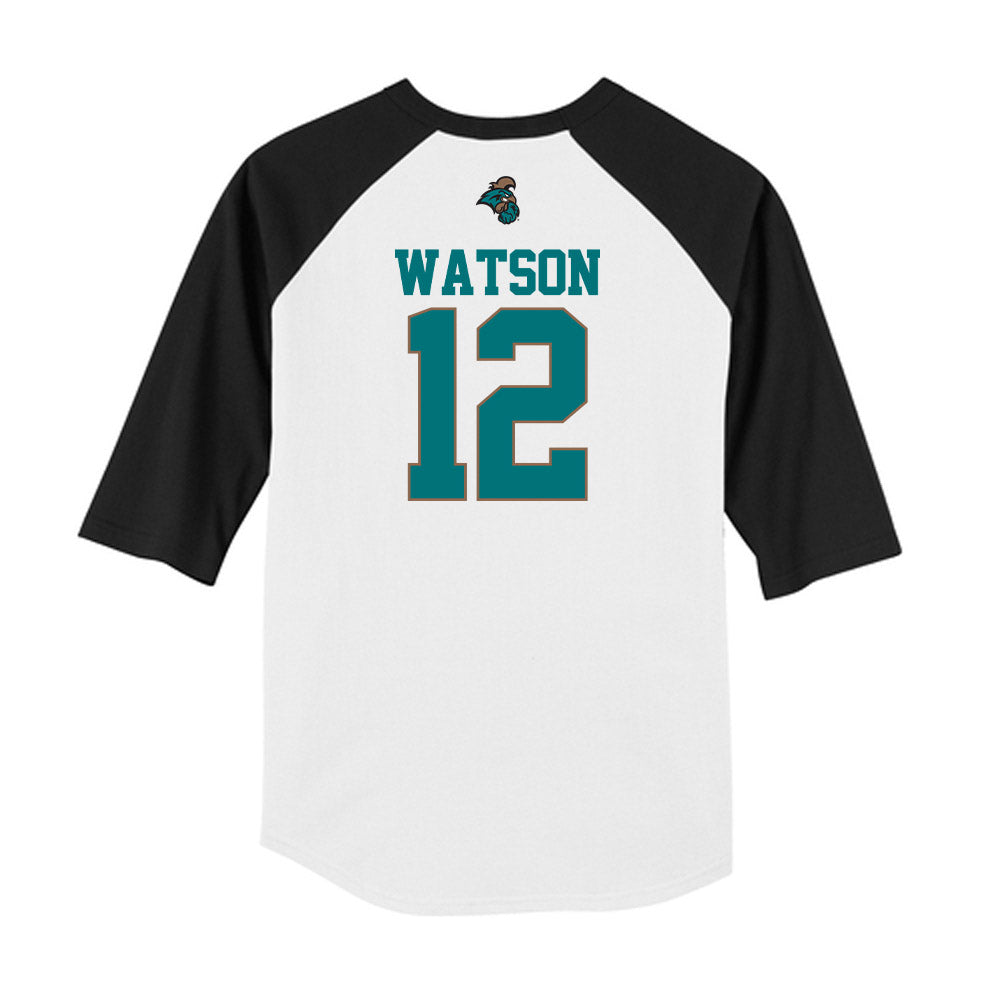 Coastal Carolina - NCAA Baseball : Rex Watson - USA Raglan Shirt-1
