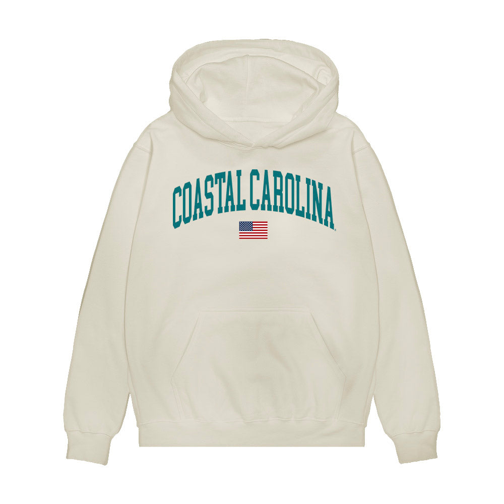 Coastal Carolina - NCAA Baseball : Rex Watson - USA Premium Hooded Sweatshirt-0