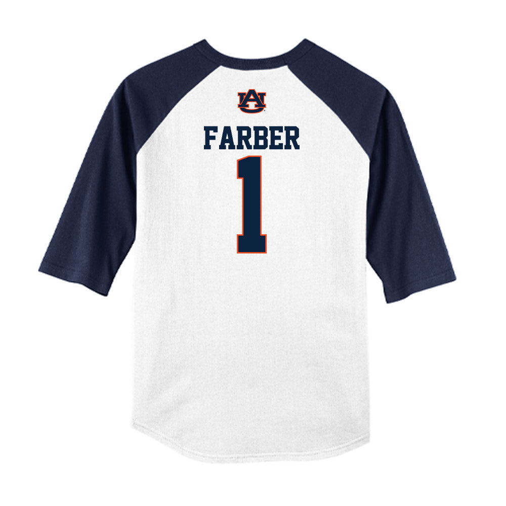 Auburn - NCAA Baseball : Ryne Farber - USA Raglan Shirt-1