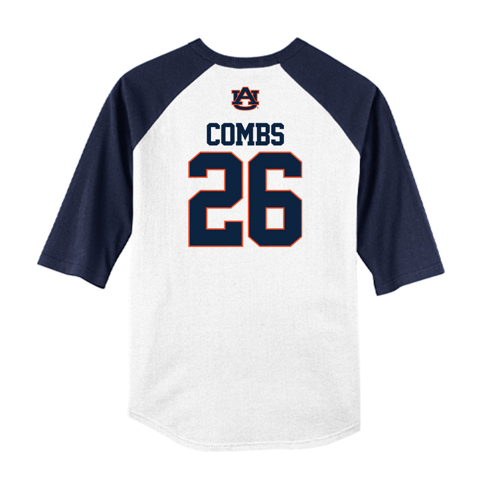 Auburn - NCAA Baseball : Caiden Combs - USA Raglan Shirt-1