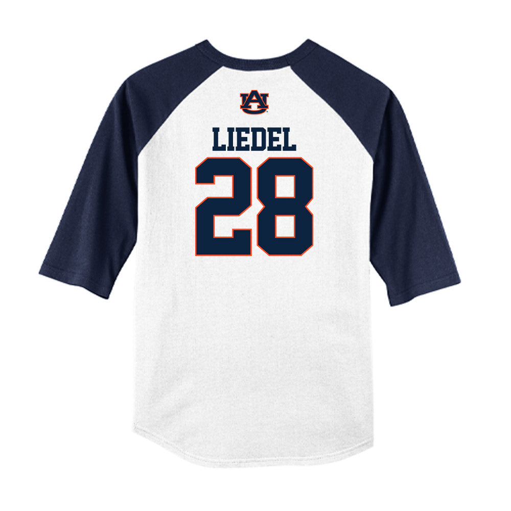 Auburn - NCAA Baseball : Carson Liedel - USA Raglan Shirt-1