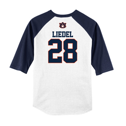 Auburn - NCAA Baseball : Carson Liedel - USA Raglan Shirt-1