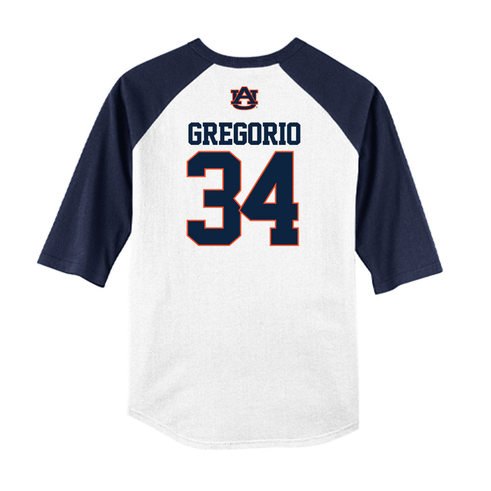 Auburn - NCAA Baseball : Logan Gregorio - USA Raglan Shirt-1