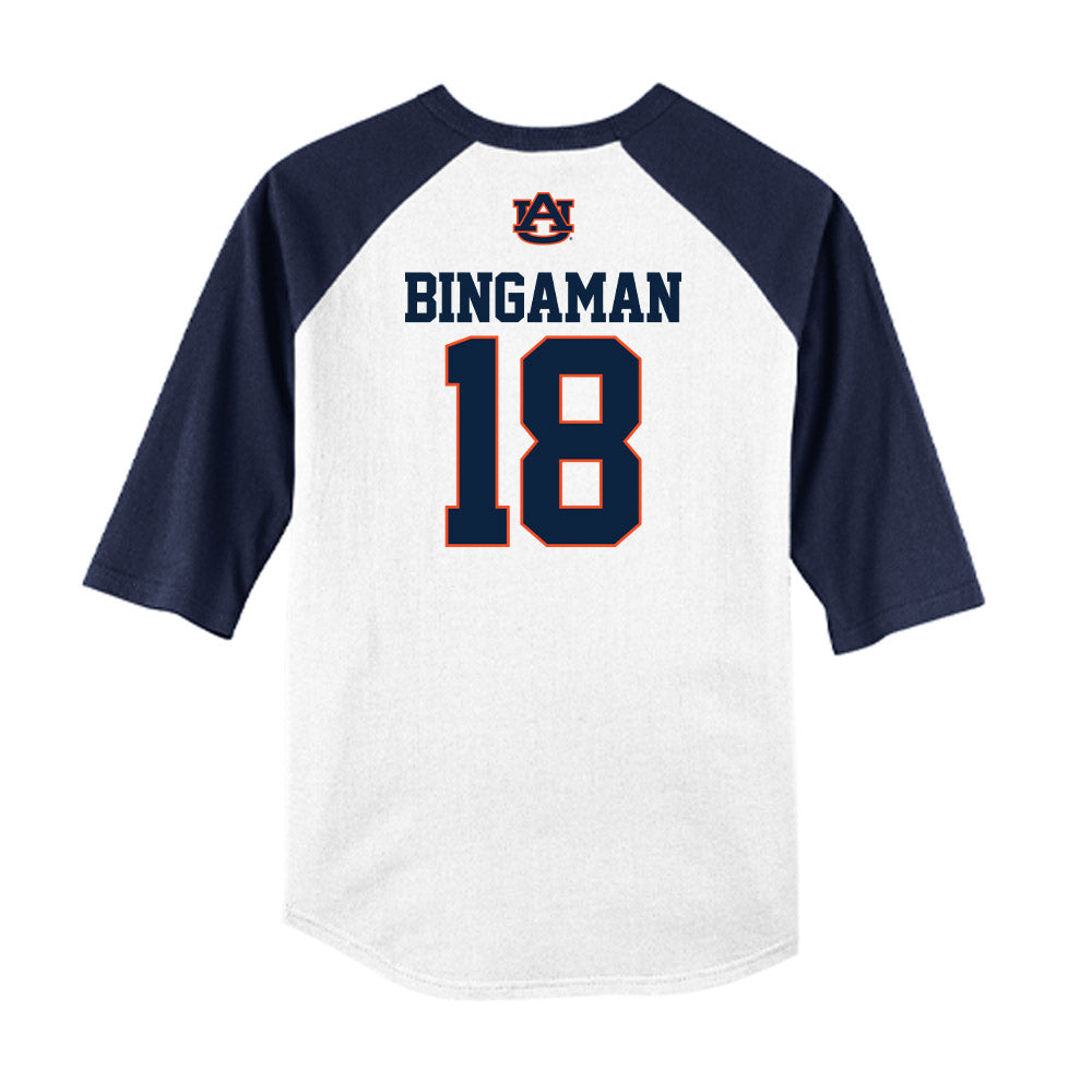 Auburn - NCAA Baseball : Ethin Bingaman - USA Raglan Shirt-1