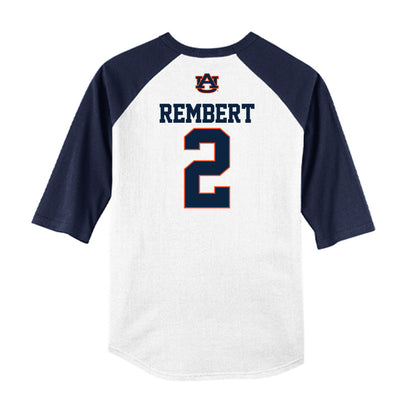 Auburn - NCAA Baseball : Chris Rembert - USA Raglan Shirt-1