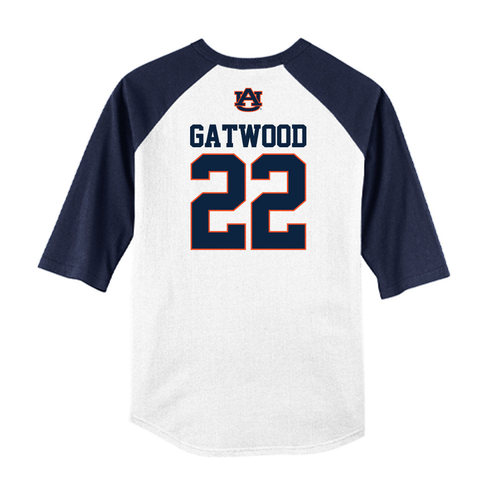 Auburn - NCAA Baseball : Connor Gatwood - USA Raglan Shirt-1