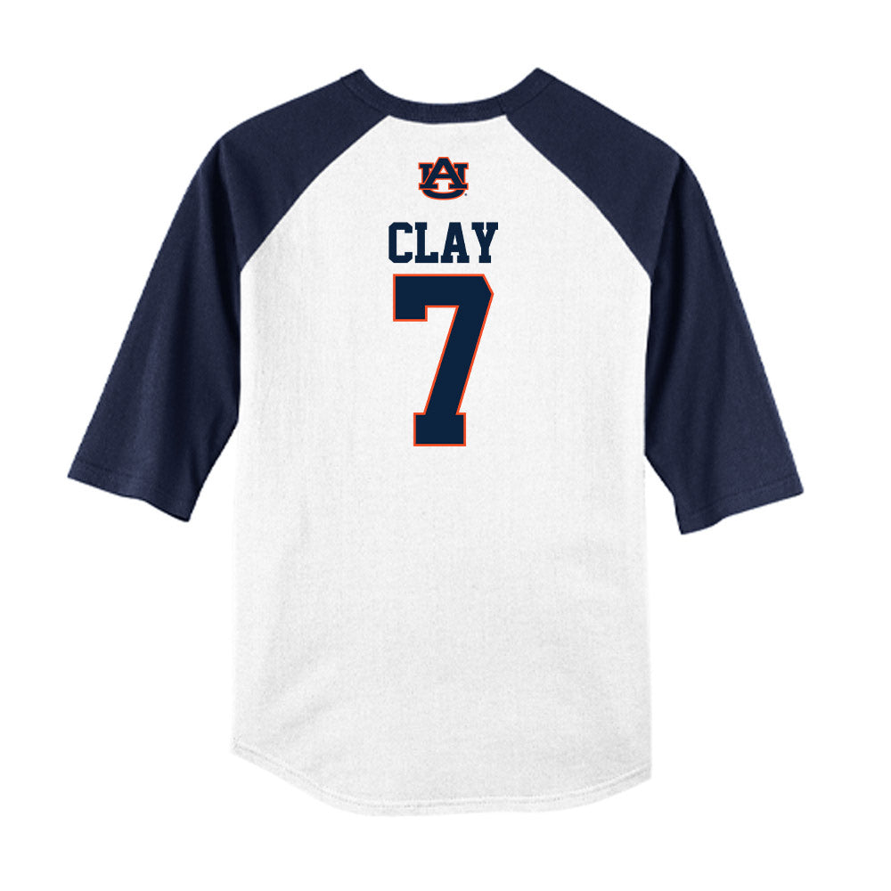 Auburn - NCAA Baseball : Todd Clay - USA Raglan Shirt-1