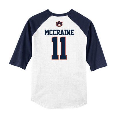 Auburn - NCAA Baseball : Brandon McCraine - USA Raglan Shirt-1