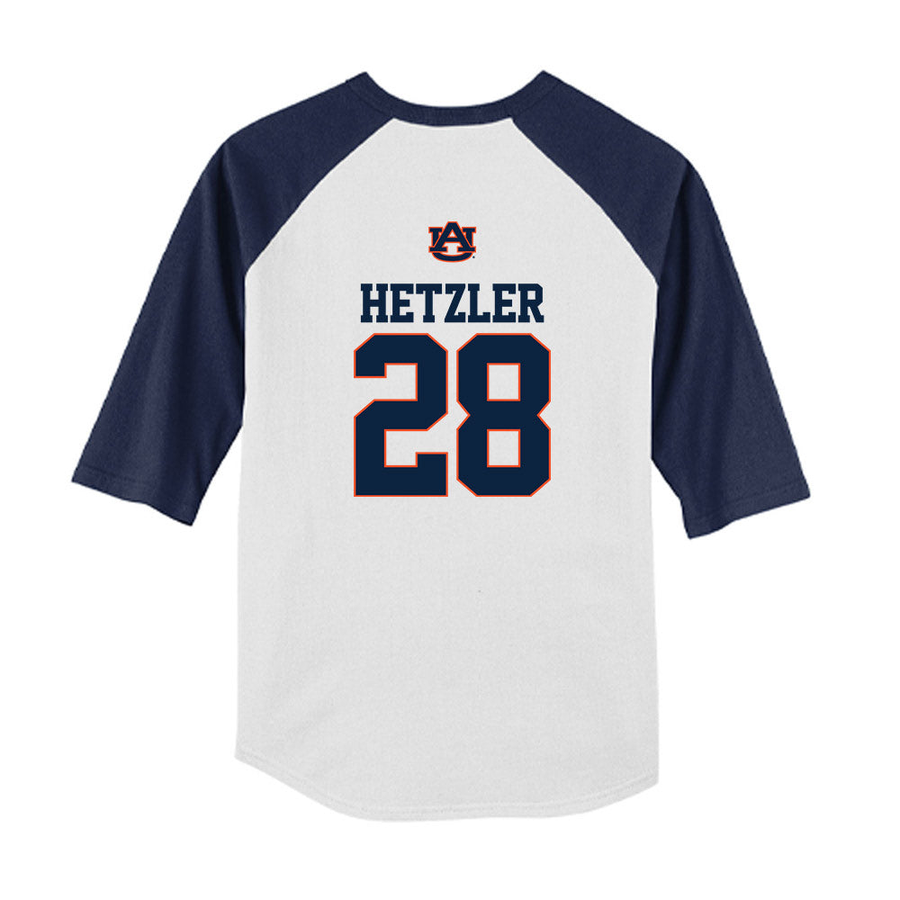 Auburn - NCAA Baseball : Ryan Hetzler - USA Raglan Youth Raglan T-Shirt-1