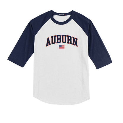 Auburn - NCAA Baseball : Bub Terrell - USA Raglan Youth Raglan T-Shirt-0