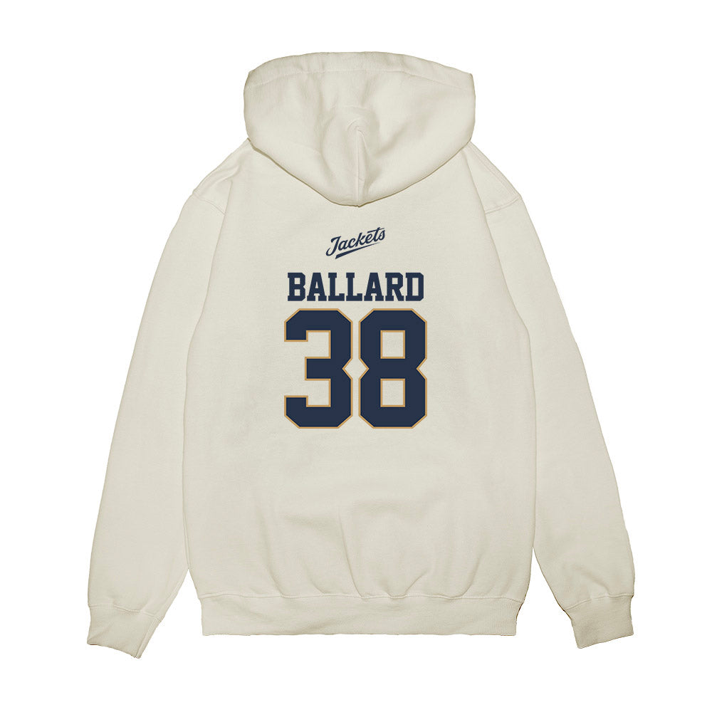Georgia Tech - NCAA Baseball : Carson Ballard - USA Premium Hooded Sweatshirt-1