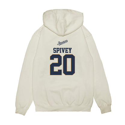 Georgia Tech - NCAA Baseball : Caden Spivey - USA Premium Hooded Sweatshirt-1