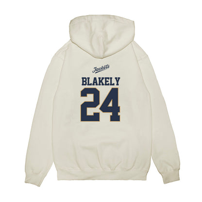 Georgia Tech - NCAA Baseball : Jackson Blakely - USA Premium Hooded Sweatshirt-1