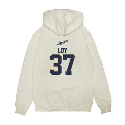 Georgia Tech - NCAA Baseball : Dylan Loy - USA Premium Hooded Sweatshirt-1
