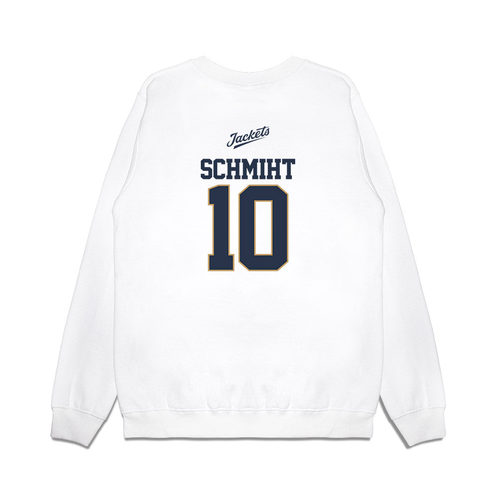 Georgia Tech - NCAA Baseball : Kent Schmiht - USA Premium Crewneck Sweatshirt-1