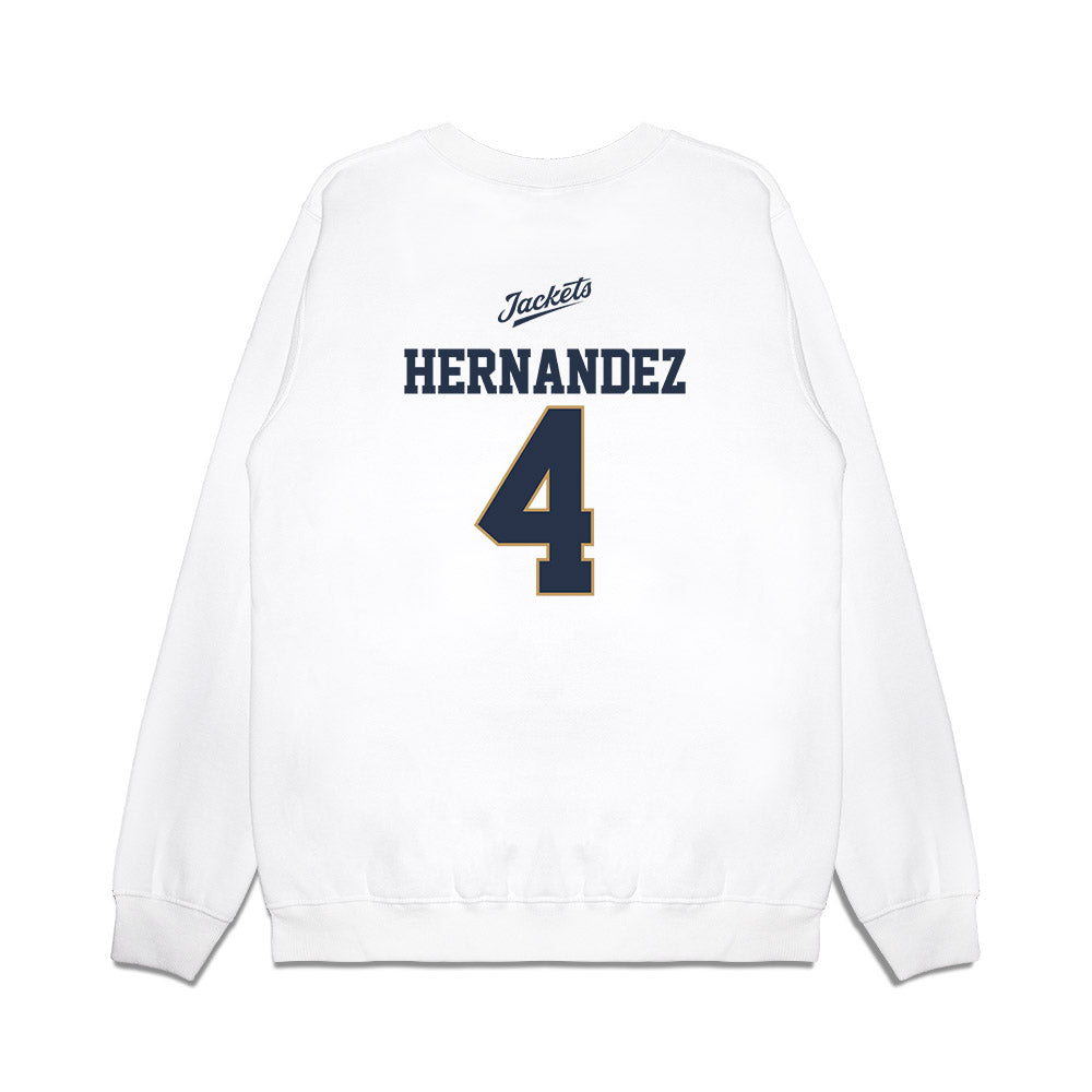 Georgia Tech - NCAA Baseball : Alex Hernandez - USA Premium Crewneck Sweatshirt-1