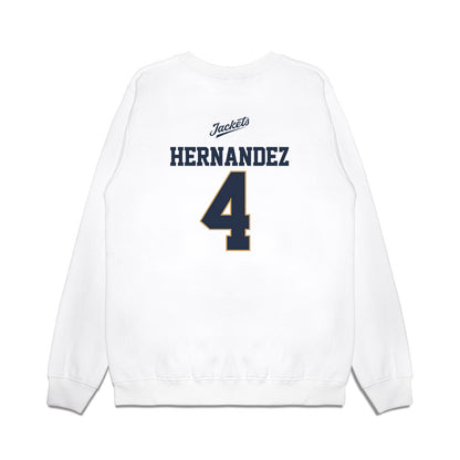 Georgia Tech - NCAA Baseball : Alex Hernandez - USA Premium Crewneck Sweatshirt-1