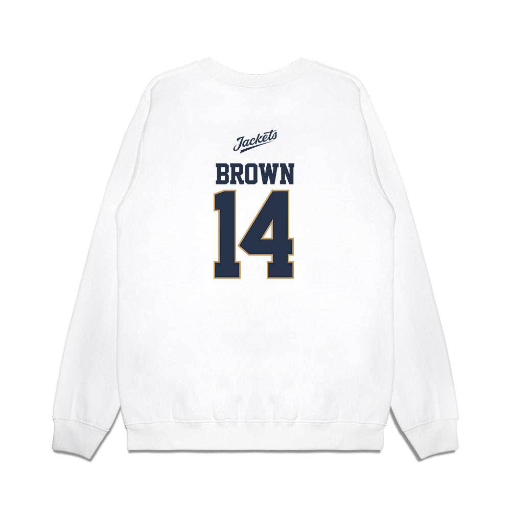 Georgia Tech - NCAA Baseball : Cade Brown - USA Premium Crewneck Sweatshirt-1