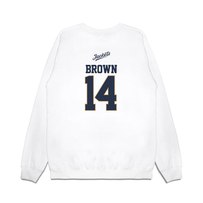Georgia Tech - NCAA Baseball : Cade Brown - USA Premium Crewneck Sweatshirt-1
