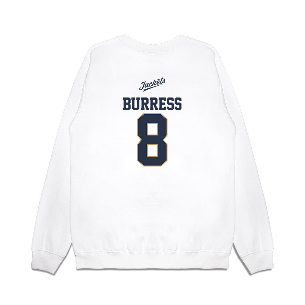 Georgia Tech - NCAA Baseball : Drew Burress - USA Premium Crewneck Sweatshirt-1