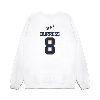 Georgia Tech - NCAA Baseball : Drew Burress - USA Premium Crewneck Sweatshirt-1