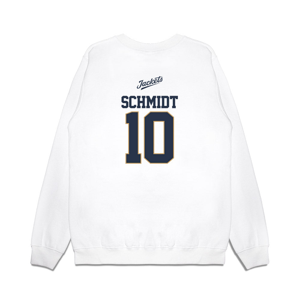 Georgia Tech - NCAA Baseball : Kent Schmidt - USA Premium Crewneck Sweatshirt-1