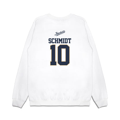 Georgia Tech - NCAA Baseball : Kent Schmidt - USA Premium Crewneck Sweatshirt-1