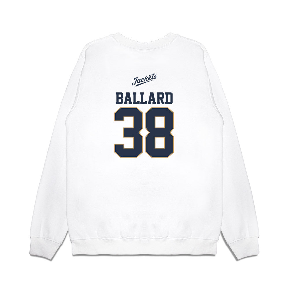 Georgia Tech - NCAA Baseball : Carson Ballard - USA Premium Crewneck Sweatshirt-1