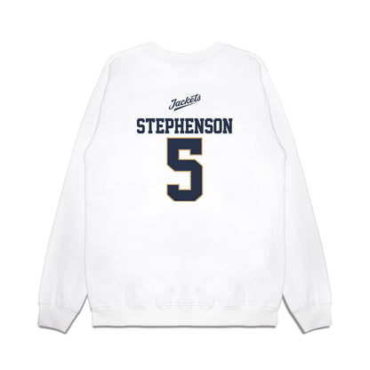 Georgia Tech - NCAA Baseball : Dominic Stephenson - USA Premium Crewneck Sweatshirt-1