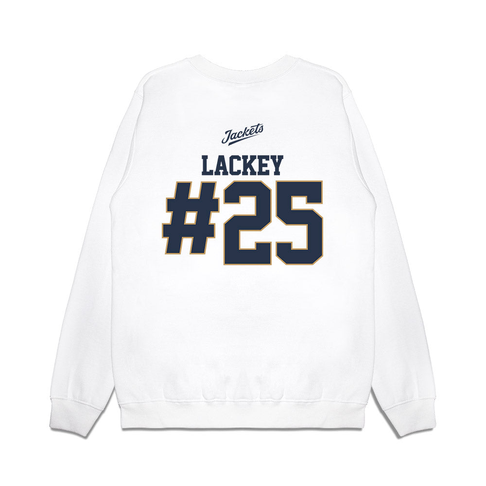 Georgia Tech - NCAA Baseball : Vahn Lackey - USA Premium Crewneck Sweatshirt-1