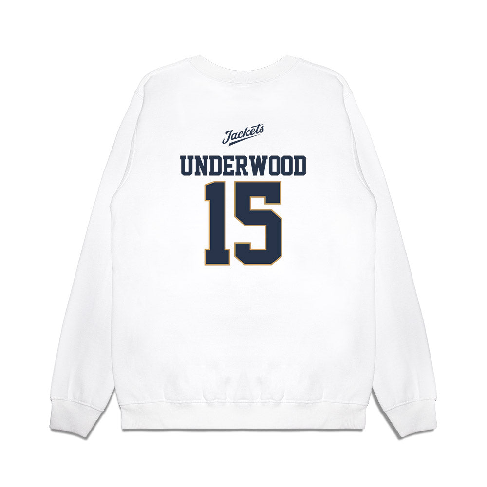Georgia Tech - NCAA Baseball : Cooper Underwood - USA Premium Crewneck Sweatshirt-1