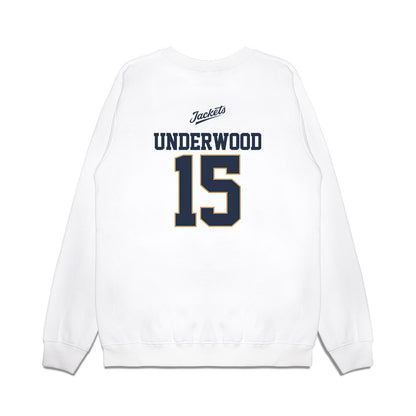 Georgia Tech - NCAA Baseball : Cooper Underwood - USA Premium Crewneck Sweatshirt-1