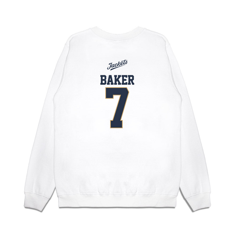 Georgia Tech - NCAA Baseball : Will Baker - USA Premium Crewneck Sweatshirt-1