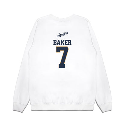 Georgia Tech - NCAA Baseball : Will Baker - USA Premium Crewneck Sweatshirt-1