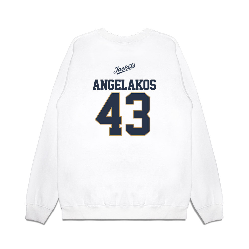 Georgia Tech - NCAA Baseball : Dimitri Angelakos - USA Premium Crewneck Sweatshirt-1