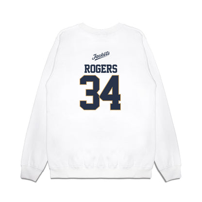 Georgia Tech - NCAA Baseball : Drew Rogers - USA Premium Crewneck Sweatshirt-1