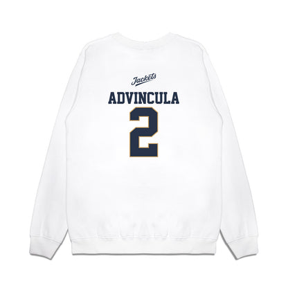 Georgia Tech - NCAA Baseball : Jarren Advincula - USA Premium Crewneck Sweatshirt-1