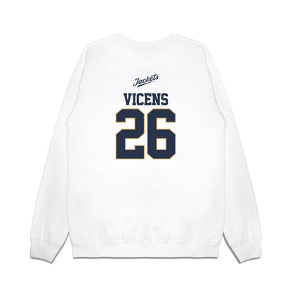 Georgia Tech - NCAA Baseball : Jamie Vicens - USA Premium Crewneck Sweatshirt-1