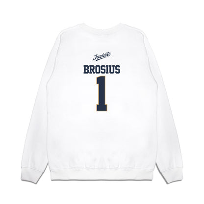Georgia Tech - NCAA Baseball : Parker Brosius - USA Premium Crewneck Sweatshirt-1