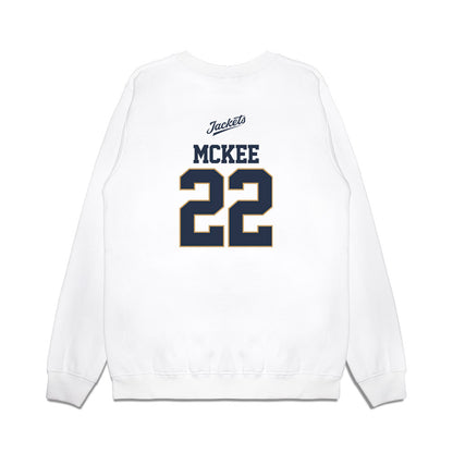 Georgia Tech - NCAA Baseball : Tate McKee - USA Premium Crewneck Sweatshirt-1