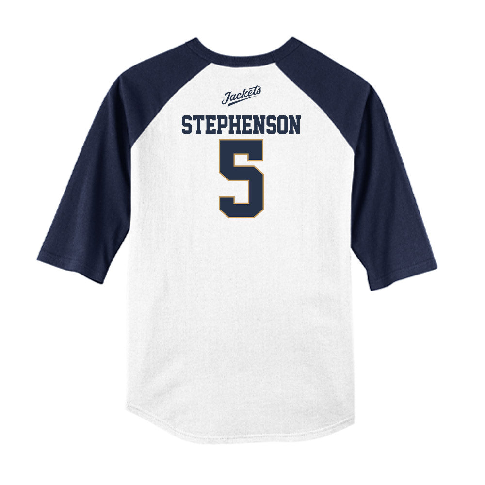 Georgia Tech - NCAA Baseball : Dominic Stephenson - USA Raglan Shirt-1