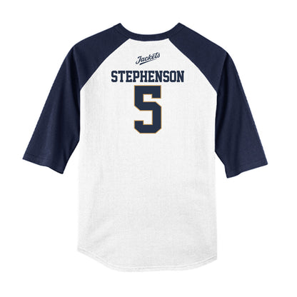 Georgia Tech - NCAA Baseball : Dominic Stephenson - USA Raglan Shirt-1