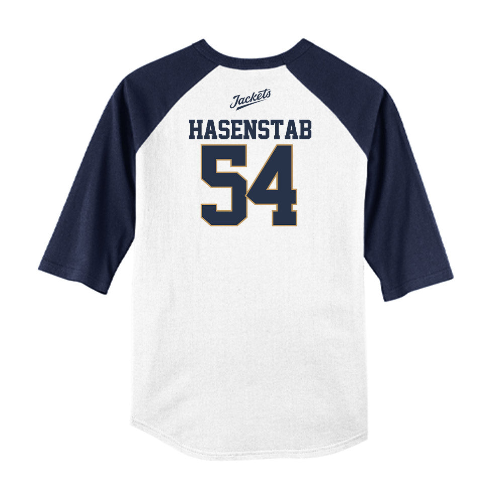 Georgia Tech - NCAA Baseball : Riley Hasenstab - USA Raglan Shirt-1