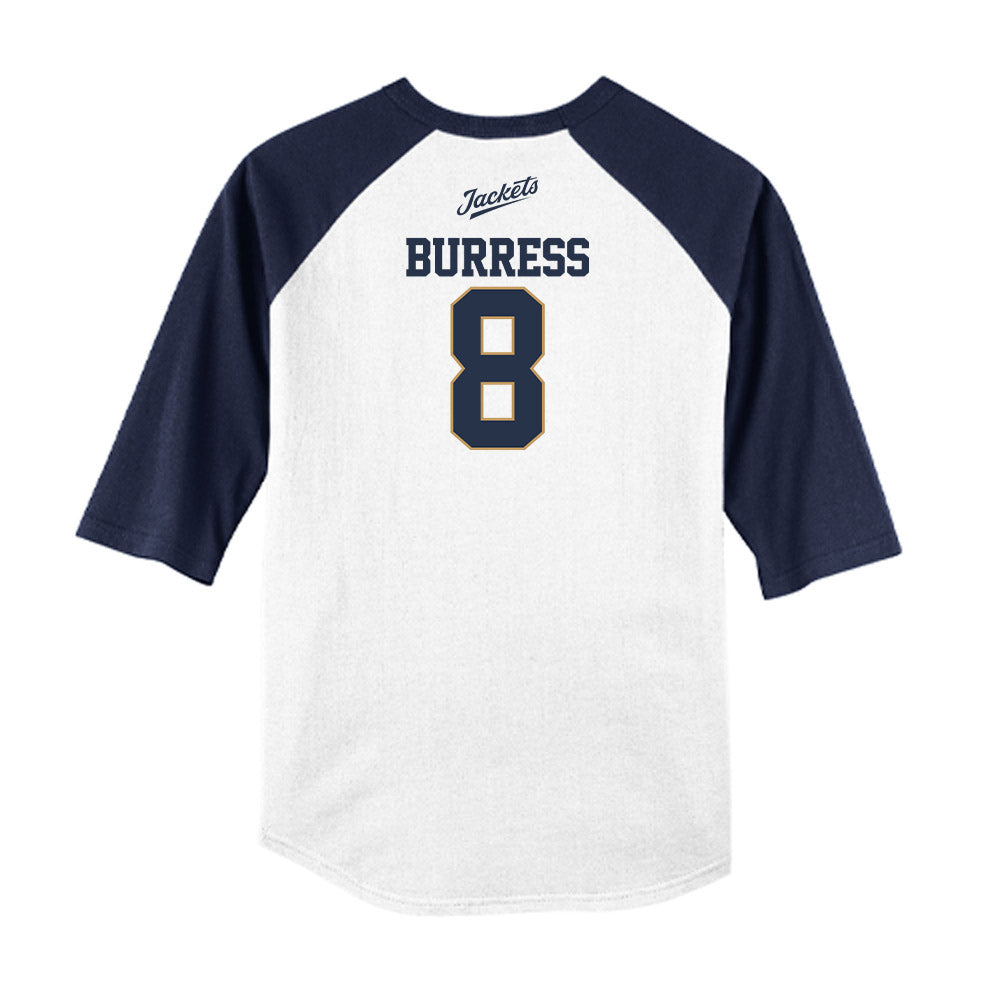 Georgia Tech - NCAA Baseball : Drew Burress - USA Raglan Shirt-1