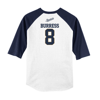 Georgia Tech - NCAA Baseball : Drew Burress - USA Raglan Shirt-1