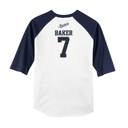 Georgia Tech - NCAA Baseball : Will Baker - USA Raglan Shirt-1