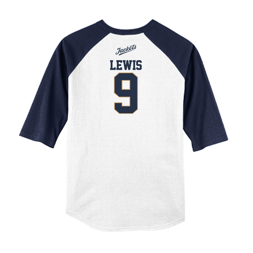 Georgia Tech - NCAA Baseball : Coleman Lewis - USA Raglan Shirt-1