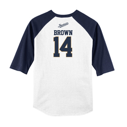 Georgia Tech - NCAA Baseball : Cade Brown - USA Raglan Shirt-1