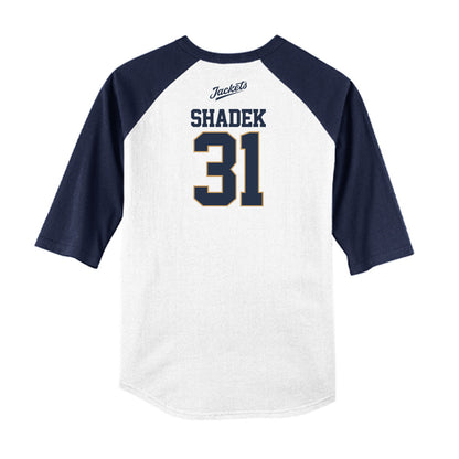 Georgia Tech - NCAA Baseball : Justin Shadek - USA Raglan Shirt-1